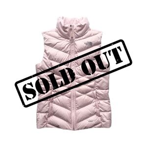 The North Face 550 Pink Goose Down Puffer Vest